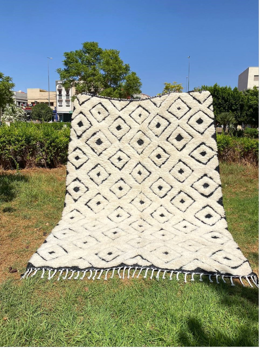 Moroccan black and  white carperts