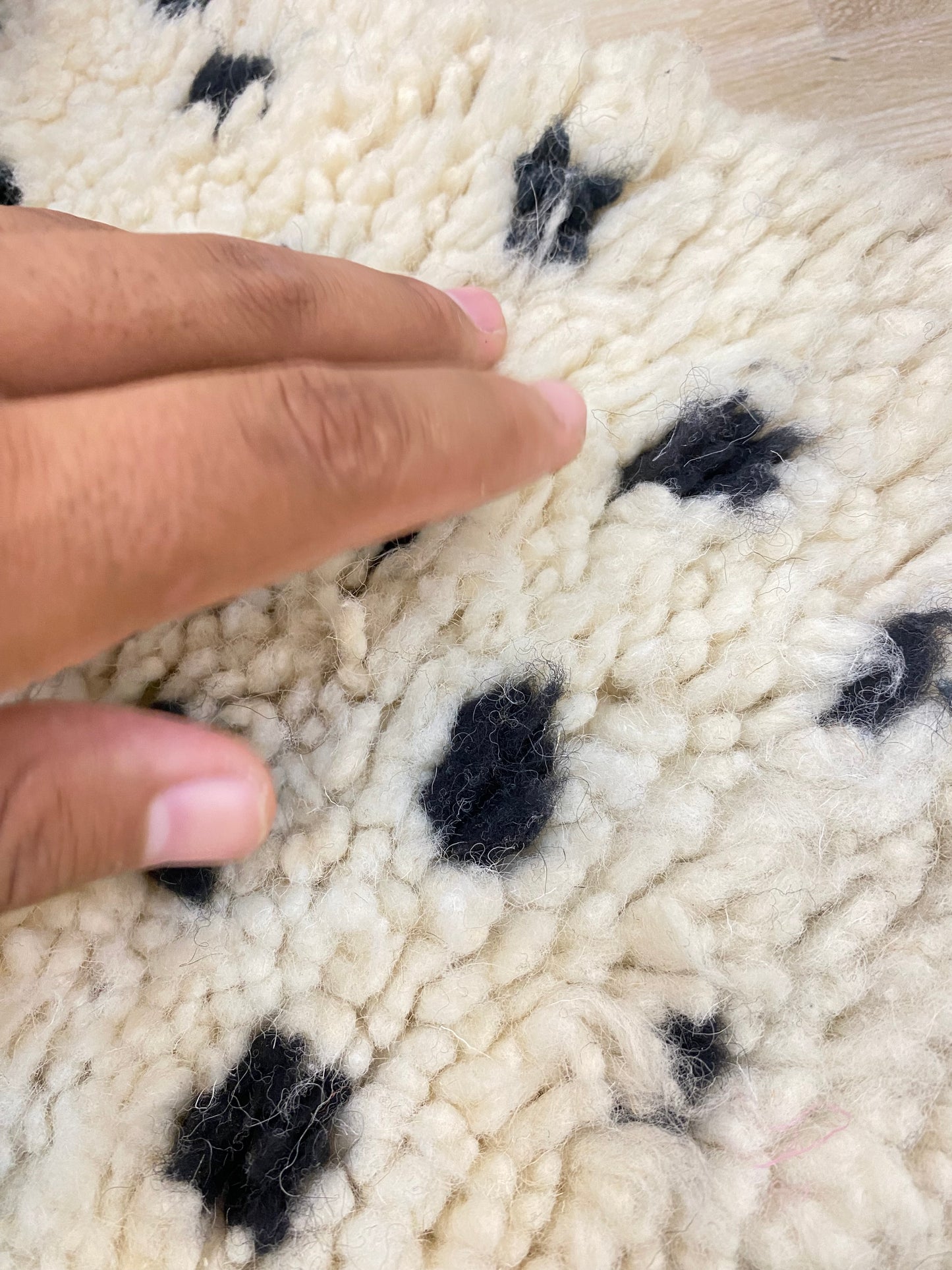 Handmade beni Ouarain rugs