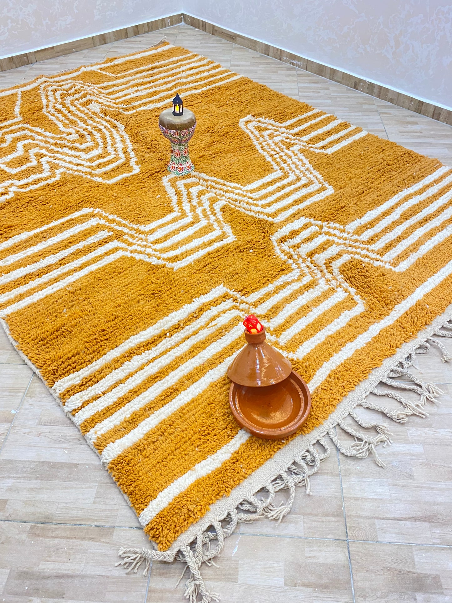 Handmade beni Ouarain rugs