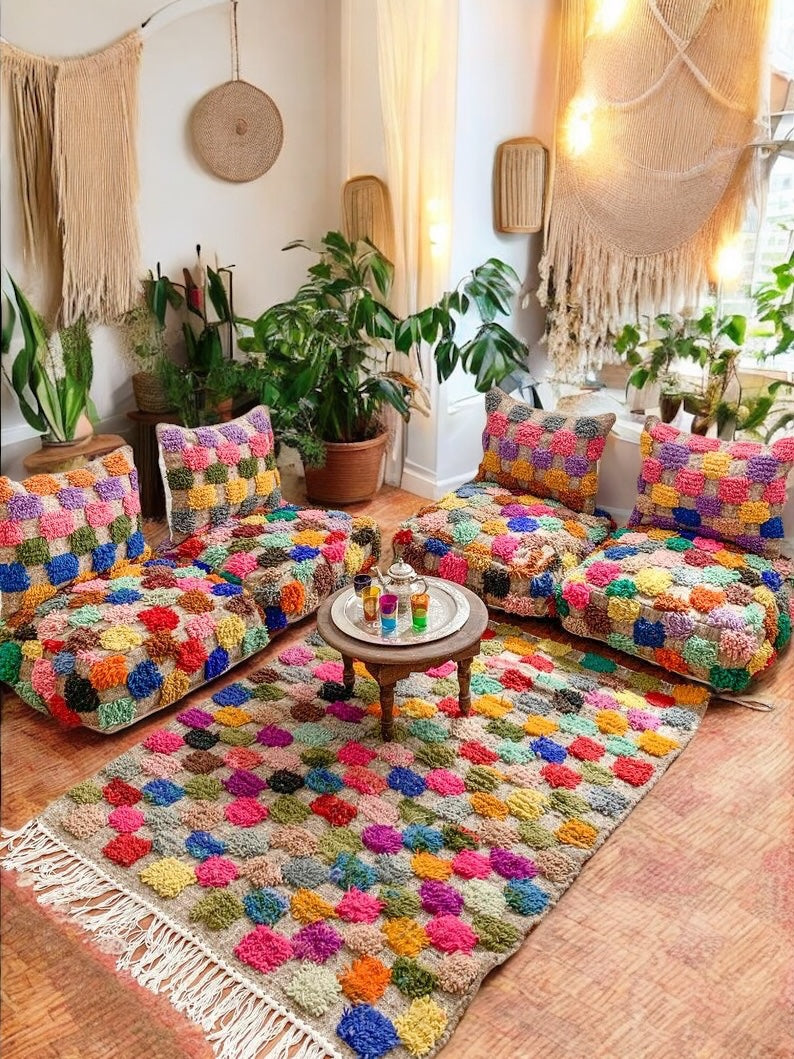 Authentic Moroccan Floor Lounge for Relaxed Spaces