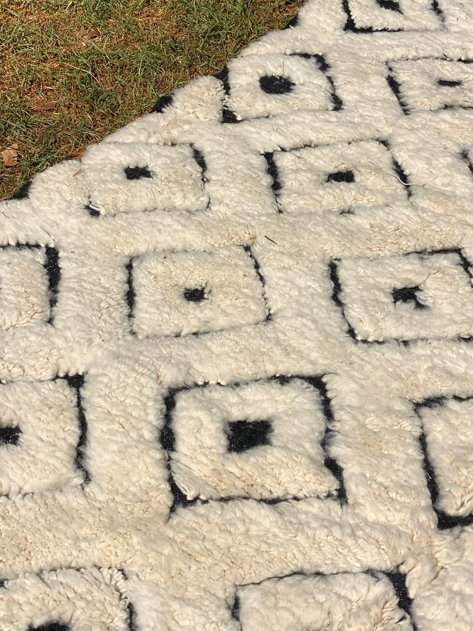 Moroccan black and  white carperts