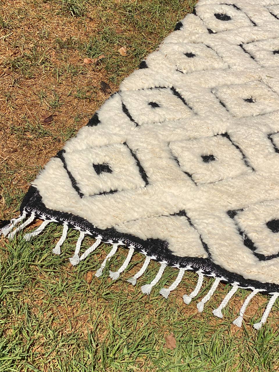 Moroccan black and  white carperts