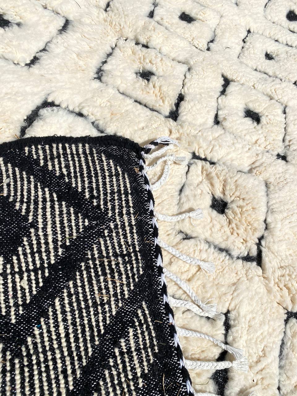 Moroccan black and  white carperts