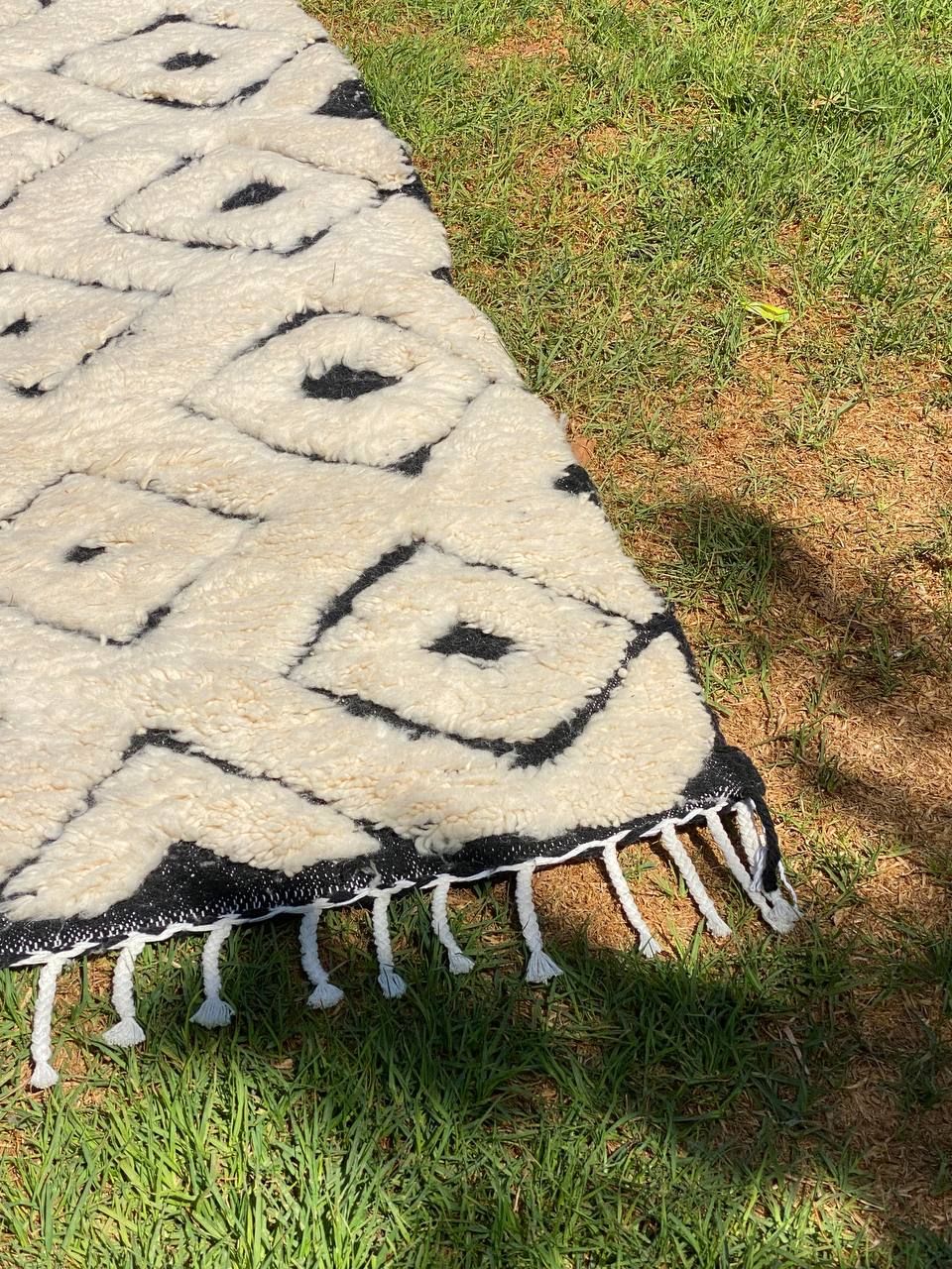 Moroccan black and  white carperts